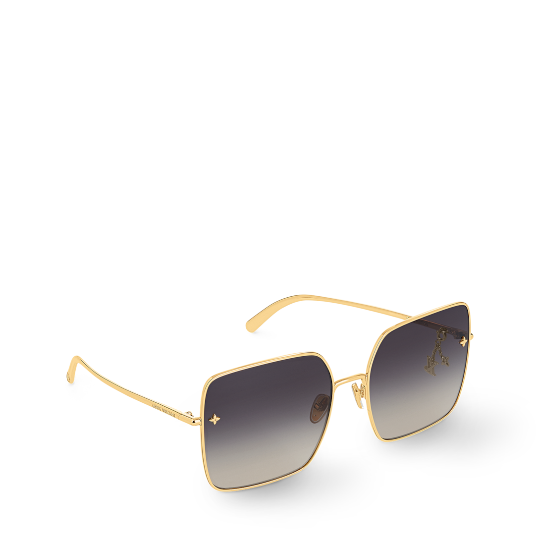 【LOUIS VUITTON】 LVチャームスクエアサングラス LOUIS VUITTON ルイヴィトン LVチャーム スクエアサングラス